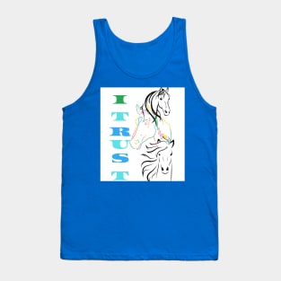 I trust in horses Tank Top